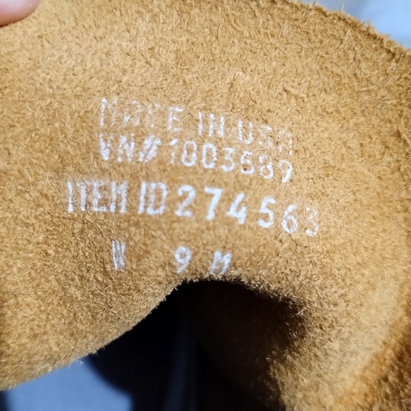 L.L. Bean bison leather duck boots Size 9M - Picture 9 of 9